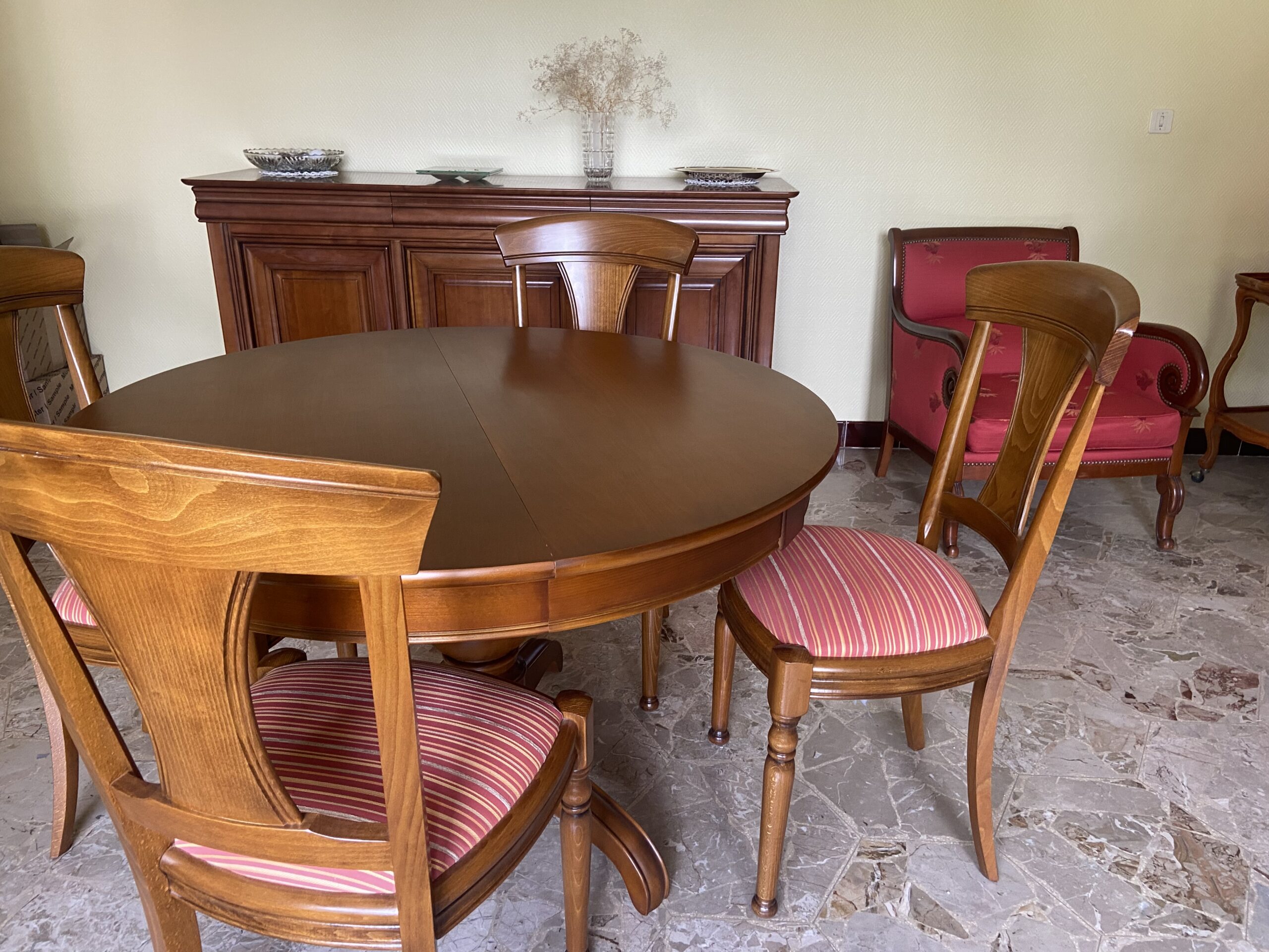 salle à manger merisier